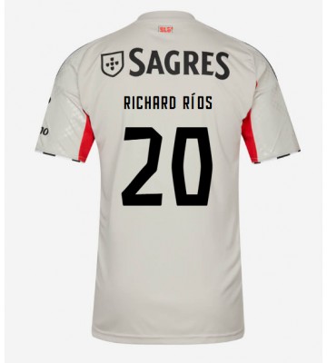 Benfica Richard Rios #20 Replika Udebanetrøje 2025-26 Kortærmet